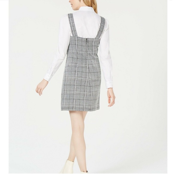 Project 28 Womens L Black White Plaid 7AX13-4 - Picture 2 of 3